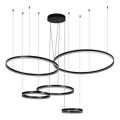Dimbare LED hanglamp aan een koord LED/220W/230V 3000-6500K diameter 100 cm + afstandsbediening