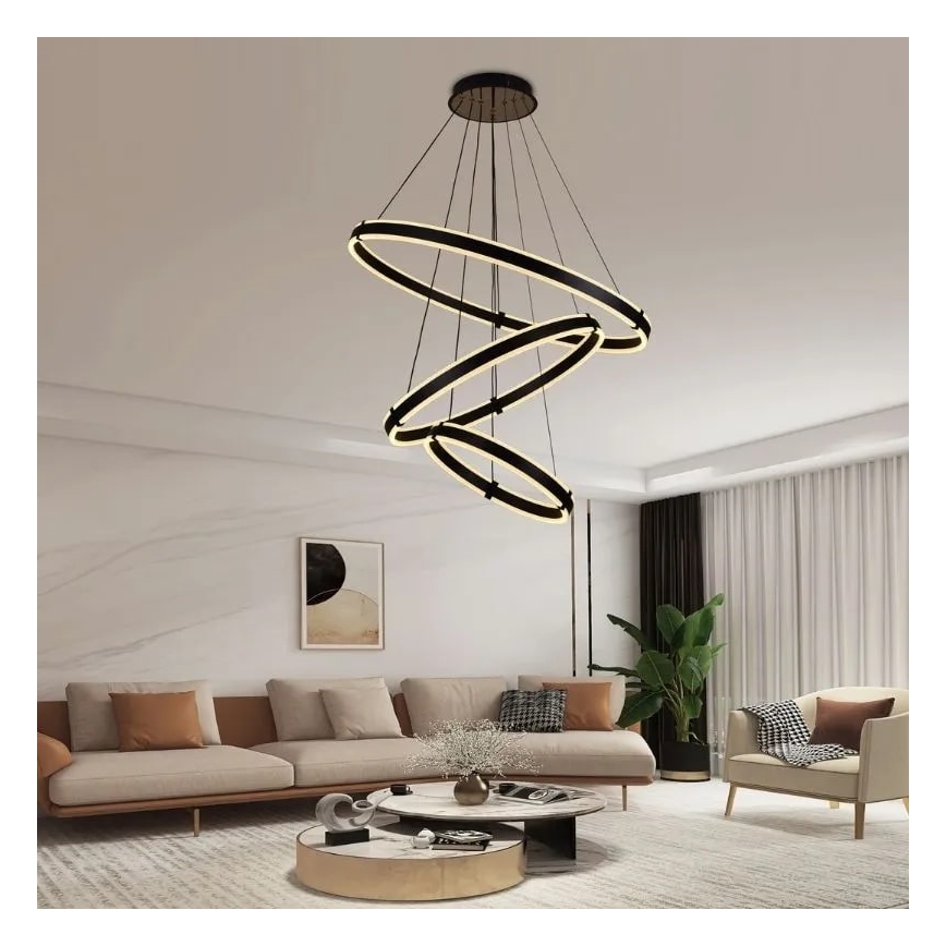 Dimbare LED hanglamp aan een koord LED/250W/230V 3000-6500K + afstandsbediening