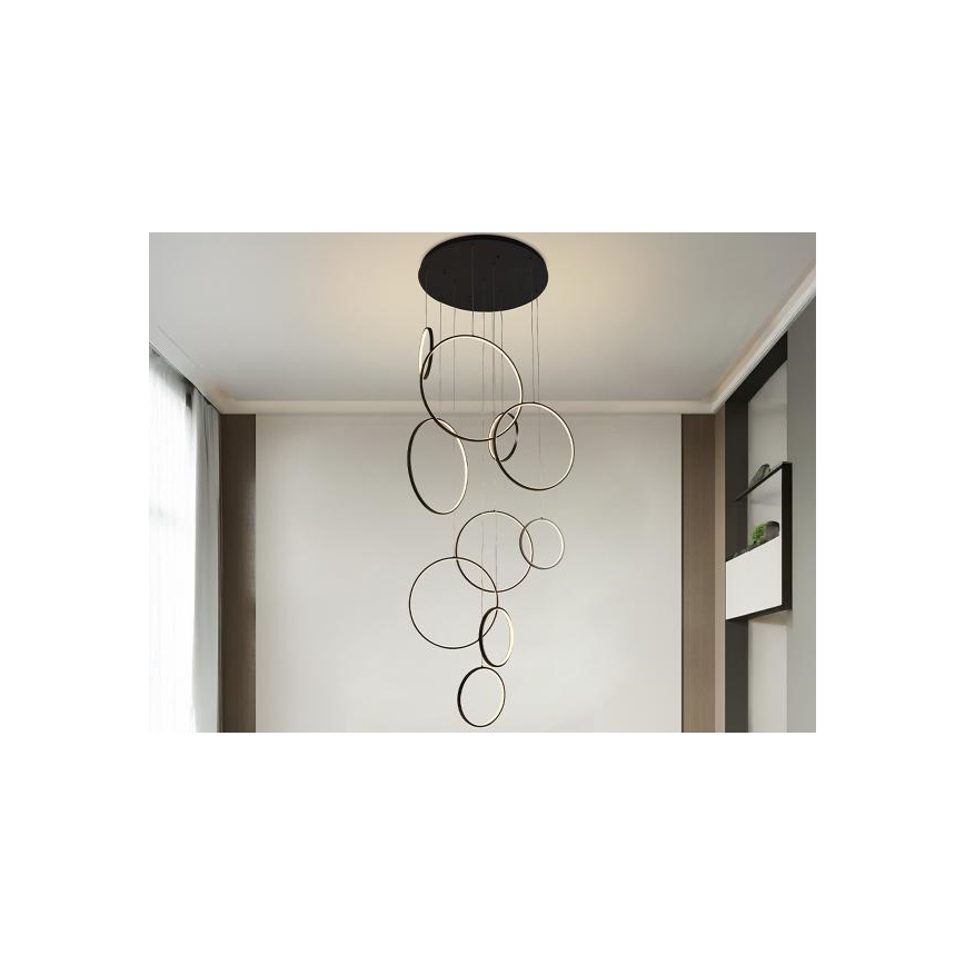 Dimbare LED hanglamp aan een koord LED/290W/230V 3000-6500K + afstandsbediening