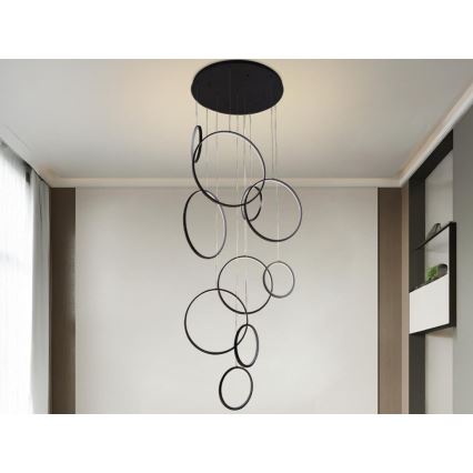 Dimbare LED hanglamp aan een koord LED/290W/230V 3000-6500K + afstandsbediening