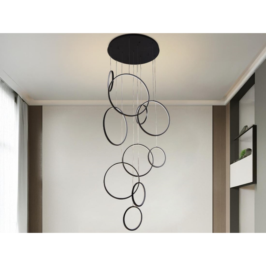 Dimbare LED hanglamp aan een koord LED/290W/230V 3000-6500K + afstandsbediening