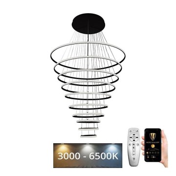 Dimbare LED hanglamp aan een koord LED/365W/230V 3000-6500K diameter 100 cm + afstandsbediening