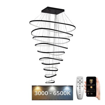 Dimbare LED hanglamp aan een koord LED/370W/230V 3000-6500K diameter 100 cm + afstandsbediening