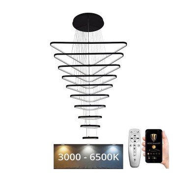 Dimbare LED hanglamp aan een koord LED/385W/230V 3000-6500K diameter 100 cm + afstandsbediening