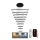 Dimbare LED hanglamp aan een koord LED/385W/230V 3000-6500K diameter 100 cm + afstandsbediening