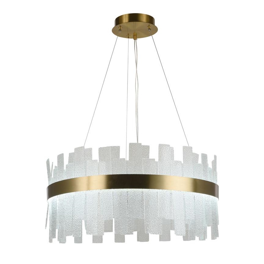 LED Dimbaar kristal Hanglamp aan een touw LED/40W/230V 3000-6500K + afstandsbediening