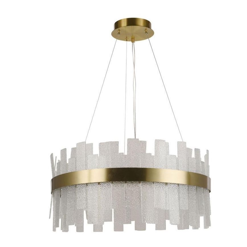 LED Dimbaar kristal Hanglamp aan een touw LED/40W/230V 3000-6500K + afstandsbediening