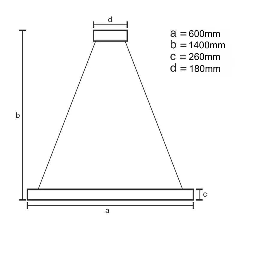 LED Dimbaar kristal Hanglamp aan een touw LED/40W/230V 3000-6500K + afstandsbediening