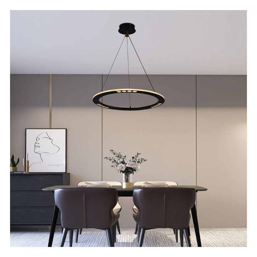 Dimbare LED hanglamp aan een koord LED/40W/230V 3000-6500K + afstandsbediening