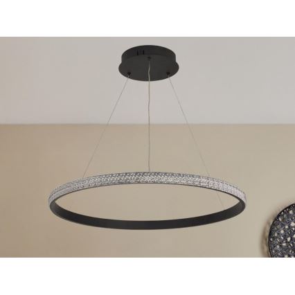Dimbare LED hanglamp aan een koord LED/40W/230V 3000-6500K + afstandsbediening