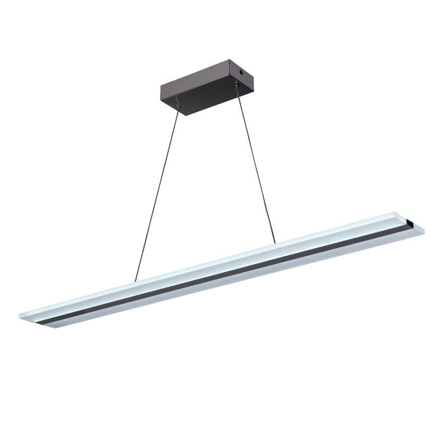 Dimbare LED hanglamp aan een koord LED/40W/230V 3000-6500K chroom + afstandsbediening