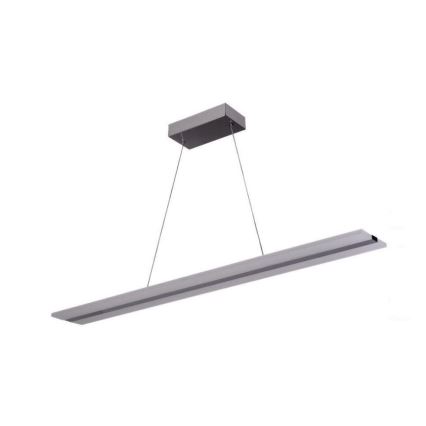 Dimbare LED hanglamp aan een koord LED/40W/230V 3000-6500K chroom + afstandsbediening