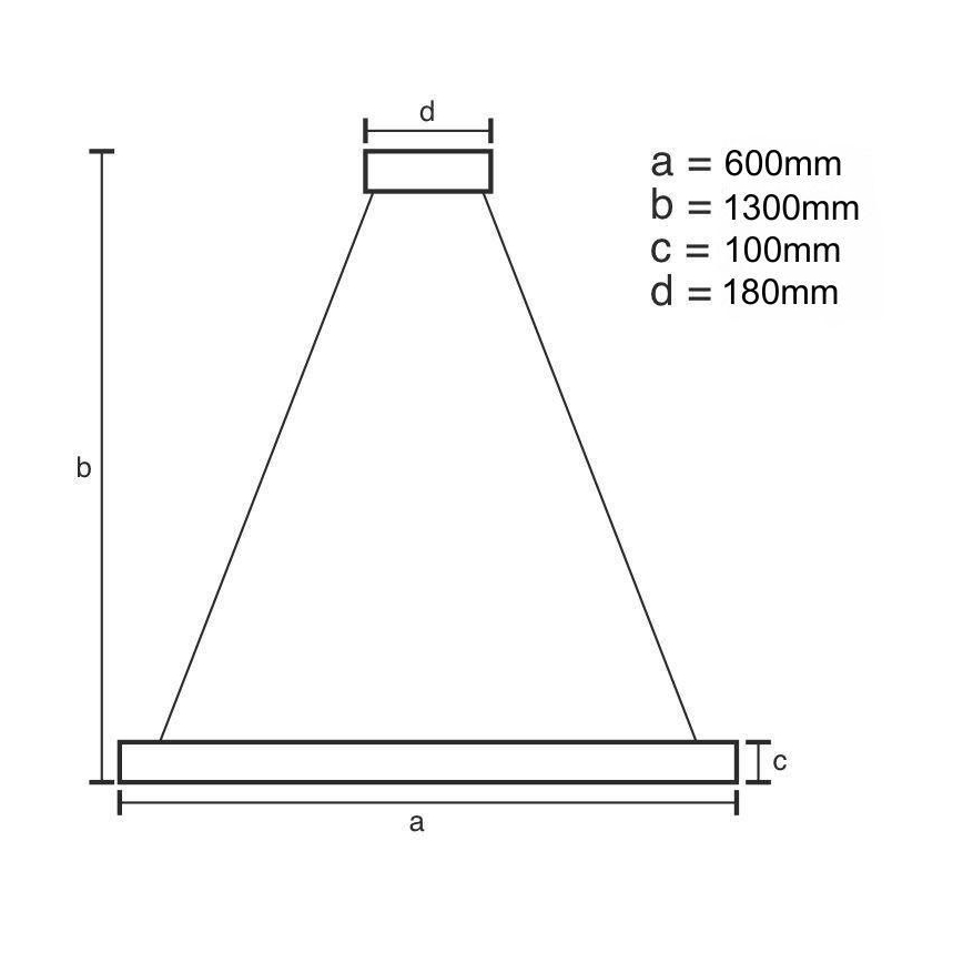 LED Dimbaar kristal Hanglamp aan een touw LED/40W/230V 3000-6500K chroom/goud + afstandsbediening