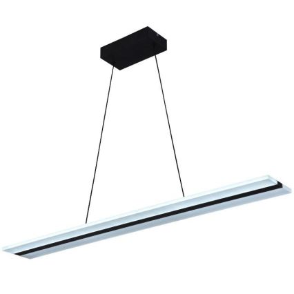 Dimbare LED hanglamp aan een koord LED/40W/230V 3000-6500K zwart + afstandsbediening