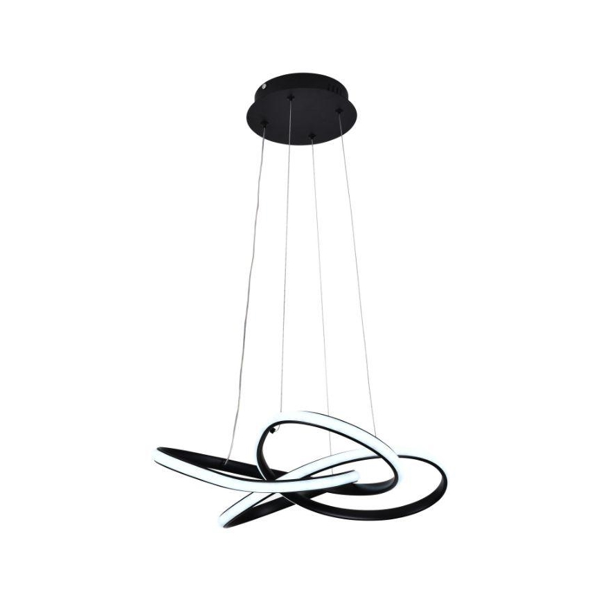 Dimbare LED hanglamp aan een koord LED/40W/230V 3000-6500K zwart + afstandsbediening