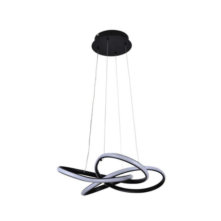 Dimbare LED hanglamp aan een koord LED/40W/230V 3000-6500K zwart + afstandsbediening