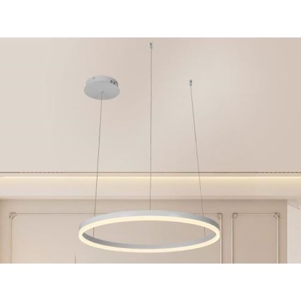 Dimbare LED hanglamp aan een koord LED/42W/230V 3000-6500K diameter 60 cm + afstandsbediening