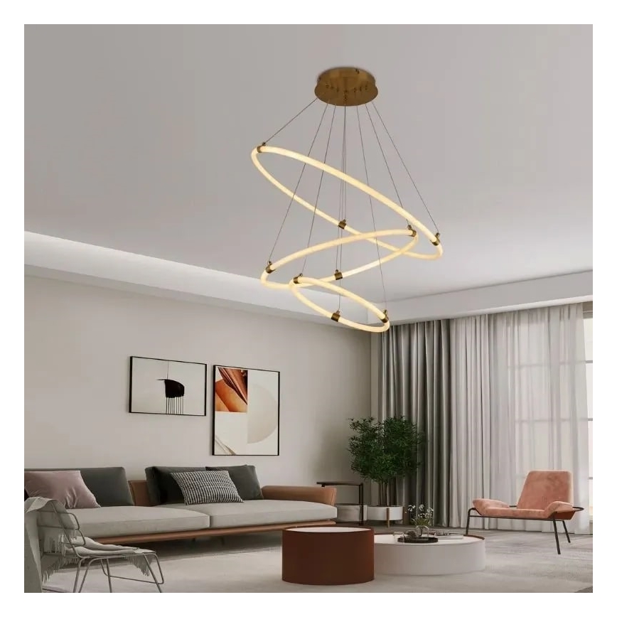 Dimbare LED hanglamp aan een koord LED/45W/230V 3000-6500K + afstandsbediening