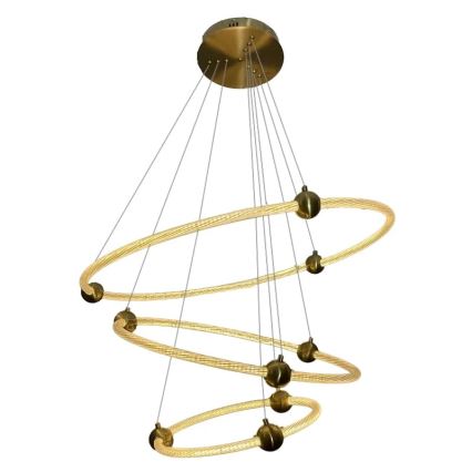 Dimbare LED hanglamp aan een koord LED/45W/230V 3000-6500K diameter 80 cm + afstandsbediening