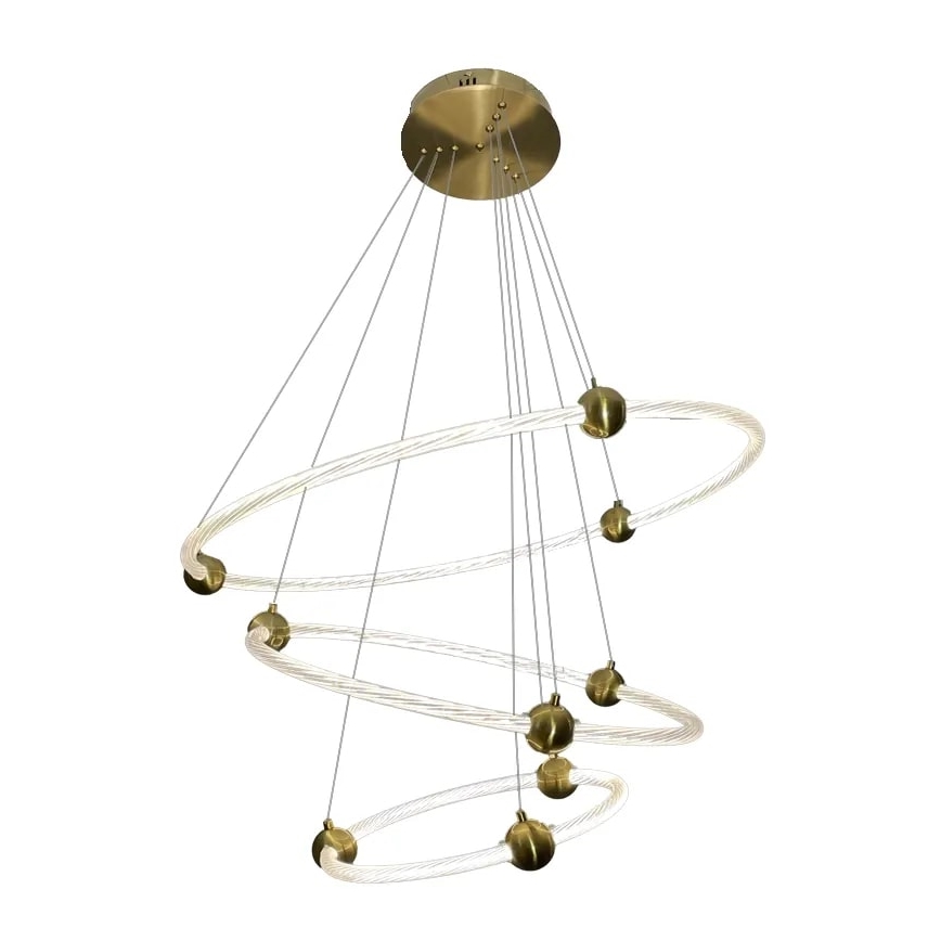 Dimbare LED hanglamp aan een koord LED/45W/230V 3000-6500K diameter 80 cm + afstandsbediening