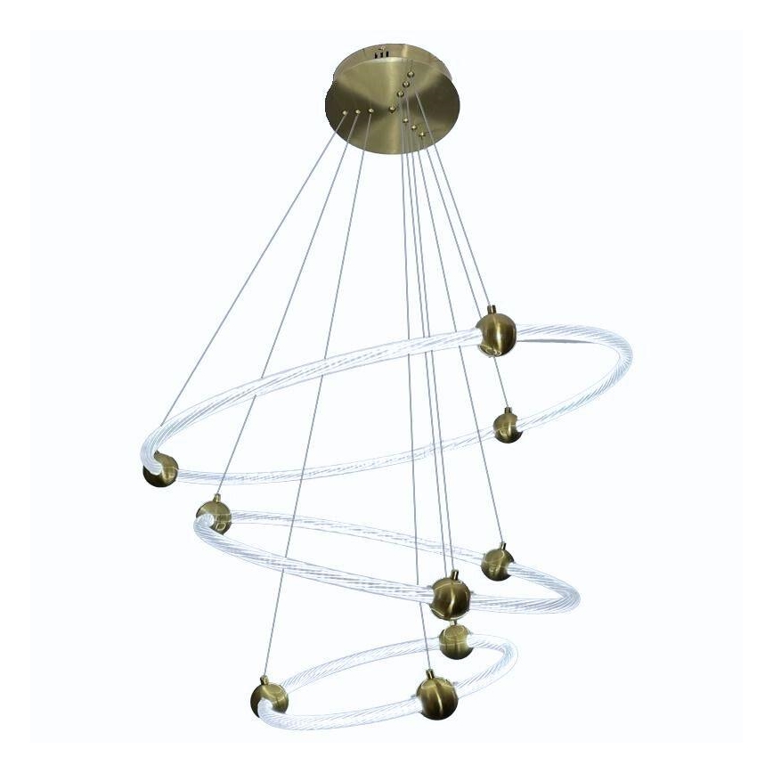 Dimbare LED hanglamp aan een koord LED/45W/230V 3000-6500K diameter 80 cm + afstandsbediening