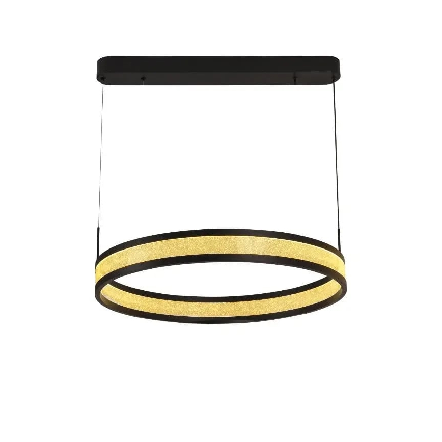 Dimbare LED hanglamp aan een koord LED/45W/230V 3000-6500K zwart + afstandsbediening