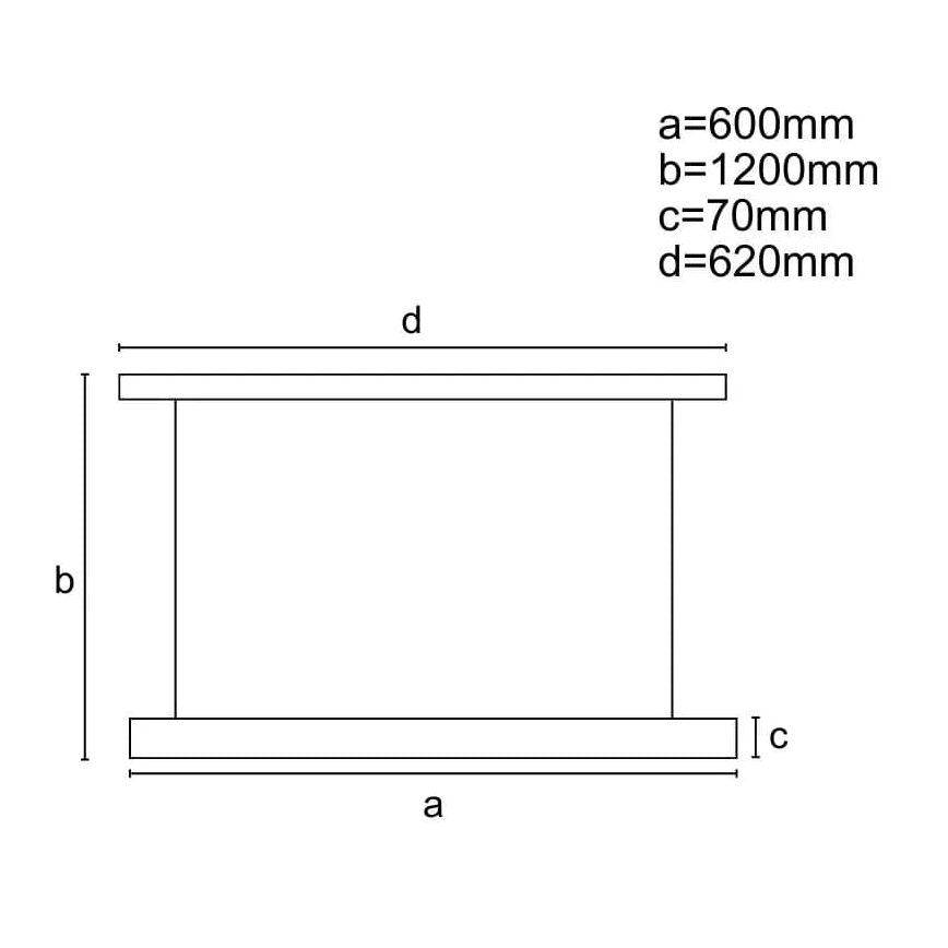 Dimbare LED hanglamp aan een koord LED/45W/230V 3000-6500K zwart + afstandsbediening