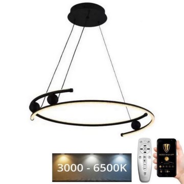 Dimbare LED hanglamp aan een koord LED/50W/230V 3000-6500K + afstandsbediening