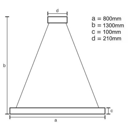 LED Dimbaar kristal Hanglamp aan een touw LED/50W/230V 3000-6500K chroom + afstandsbediening