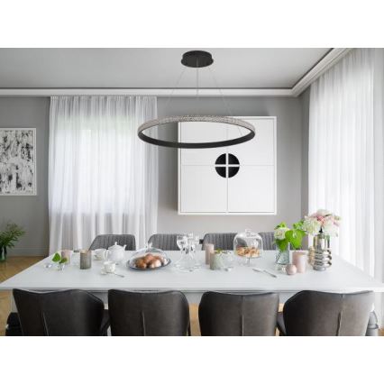 Dimbare LED hanglamp aan een koord LED/55W/230V 3000-6500K + afstandsbediening