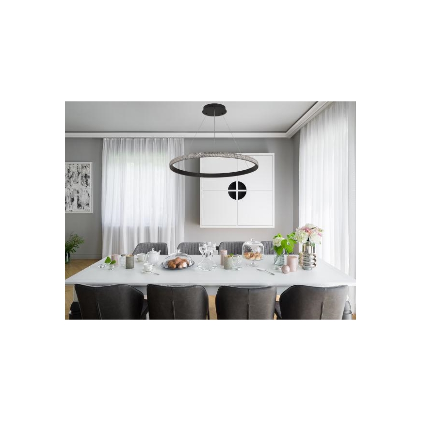 Dimbare LED hanglamp aan een koord LED/55W/230V 3000-6500K + afstandsbediening