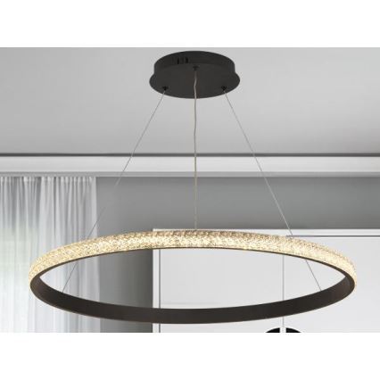 Dimbare LED hanglamp aan een koord LED/55W/230V 3000-6500K + afstandsbediening