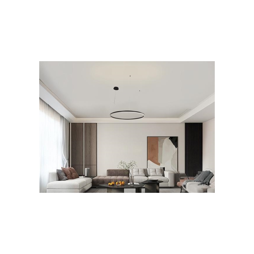 Dimbare LED hanglamp aan een koord LED/55W/230V 3000-6500K + afstandsbediening