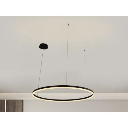 Dimbare LED hanglamp aan een koord LED/55W/230V 3000-6500K + afstandsbediening
