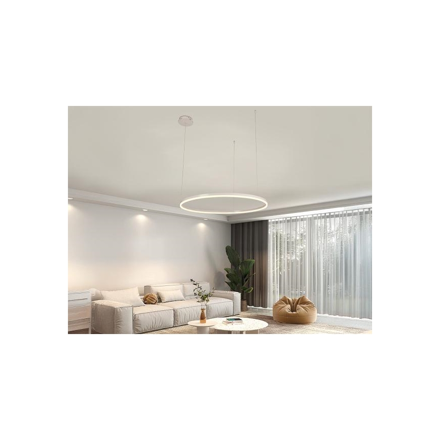 Dimbare LED hanglamp aan een koord LED/55W/230V 3000-6500K + afstandsbediening