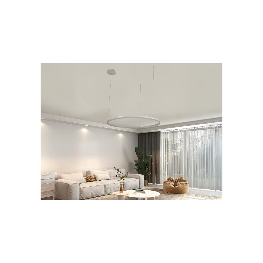 Dimbare LED hanglamp aan een koord LED/55W/230V 3000-6500K + afstandsbediening