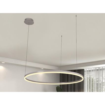 Dimbare LED hanglamp aan een koord LED/55W/230V 3000-6500K + afstandsbediening