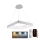 Dimbare LED hanglamp aan een koord LED/55W/230V 3000-6500K wit + afstandsbediening