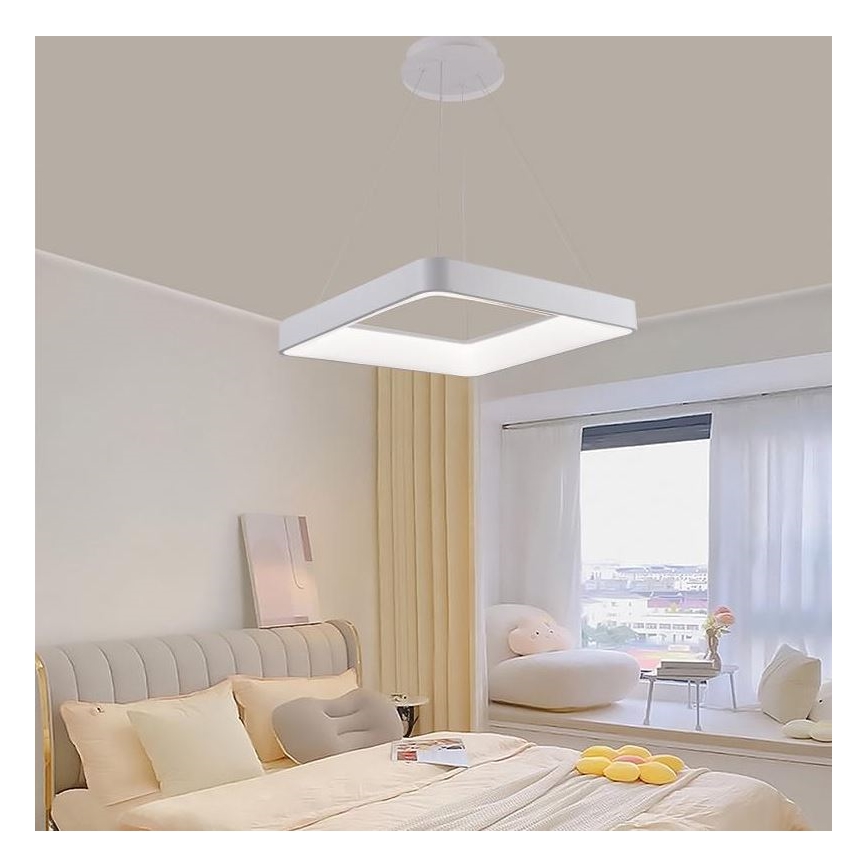 Dimbare LED hanglamp aan een koord LED/55W/230V 3000-6500K wit + afstandsbediening