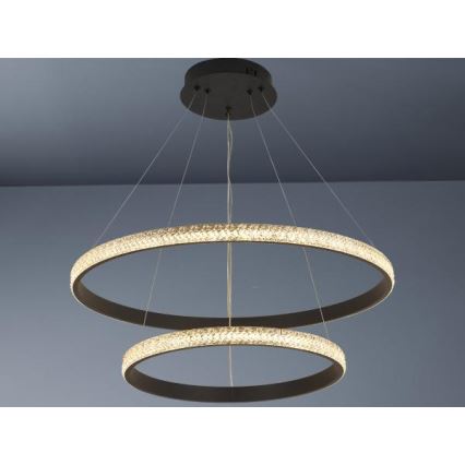 Dimbare LED hanglamp aan een koord LED/65W/230V 3000-6500K + afstandsbediening