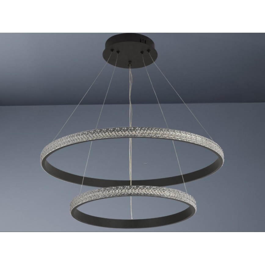 Dimbare LED hanglamp aan een koord LED/65W/230V 3000-6500K + afstandsbediening