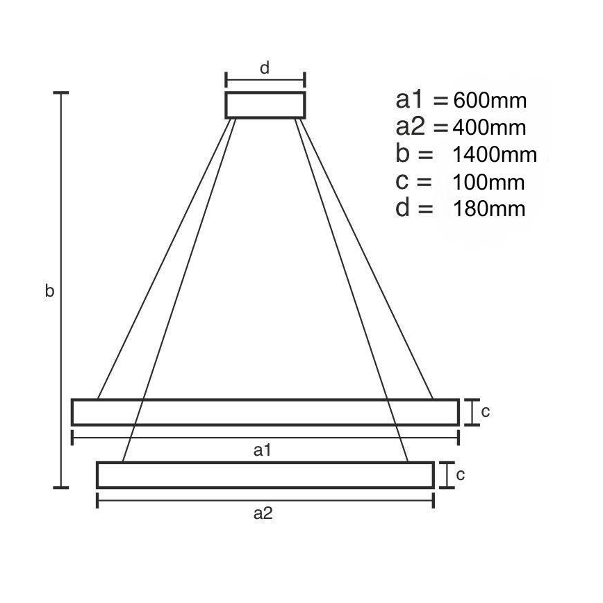 LED Dimbare kristallen hanglamp aan een snoer LED/65W/230V 3000-6500K glanzend chroom + afstandsbediening