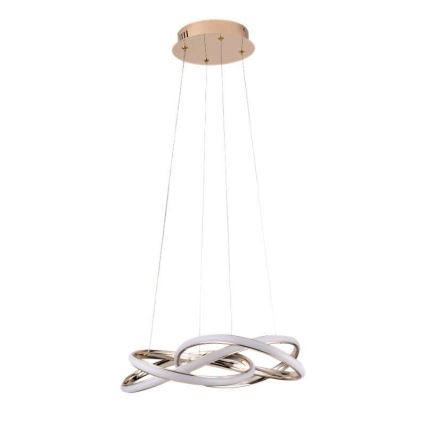 Dimbare LED hanglamp aan een koord LED/65W/230V 3000-6500K goud + afstandsbediening