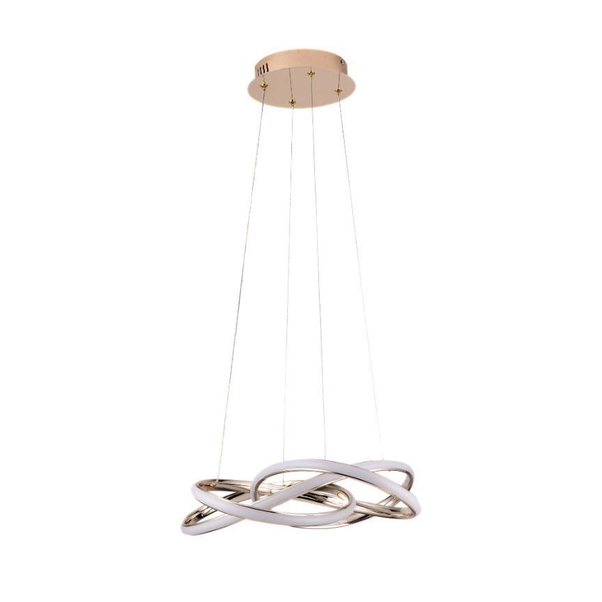 Dimbare LED hanglamp aan een koord LED/65W/230V 3000-6500K goud + afstandsbediening