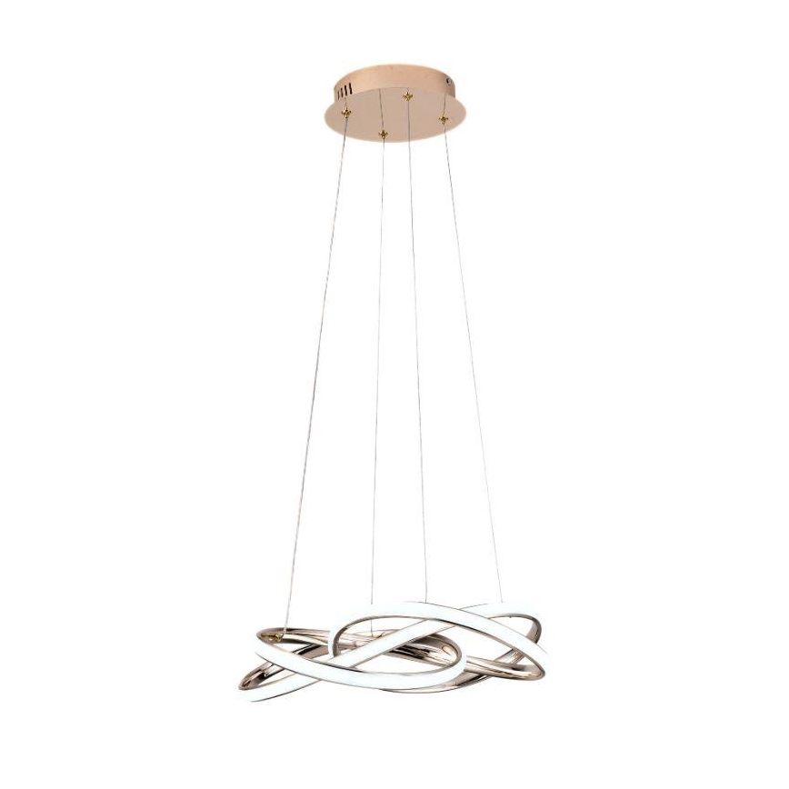 Dimbare LED hanglamp aan een koord LED/65W/230V 3000-6500K goud + afstandsbediening