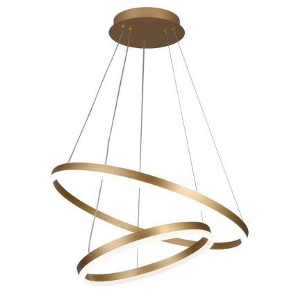 Dimbare LED hanglamp aan een koord LED/70W/230V 3000-6500K diameter 60 cm + afstandsbediening