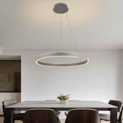 Dimbare LED hanglamp aan een koord LED/70W/230V 3000-6500K diameter 60 cm + afstandsbediening