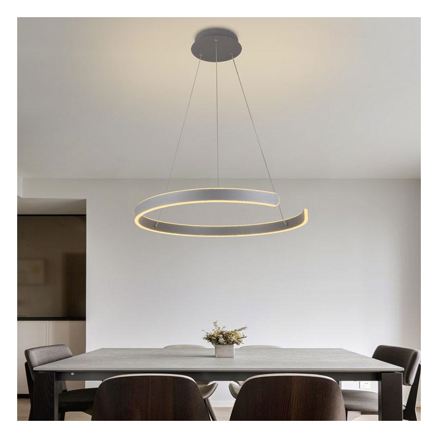 Dimbare LED hanglamp aan een koord LED/70W/230V 3000-6500K diameter 60 cm + afstandsbediening