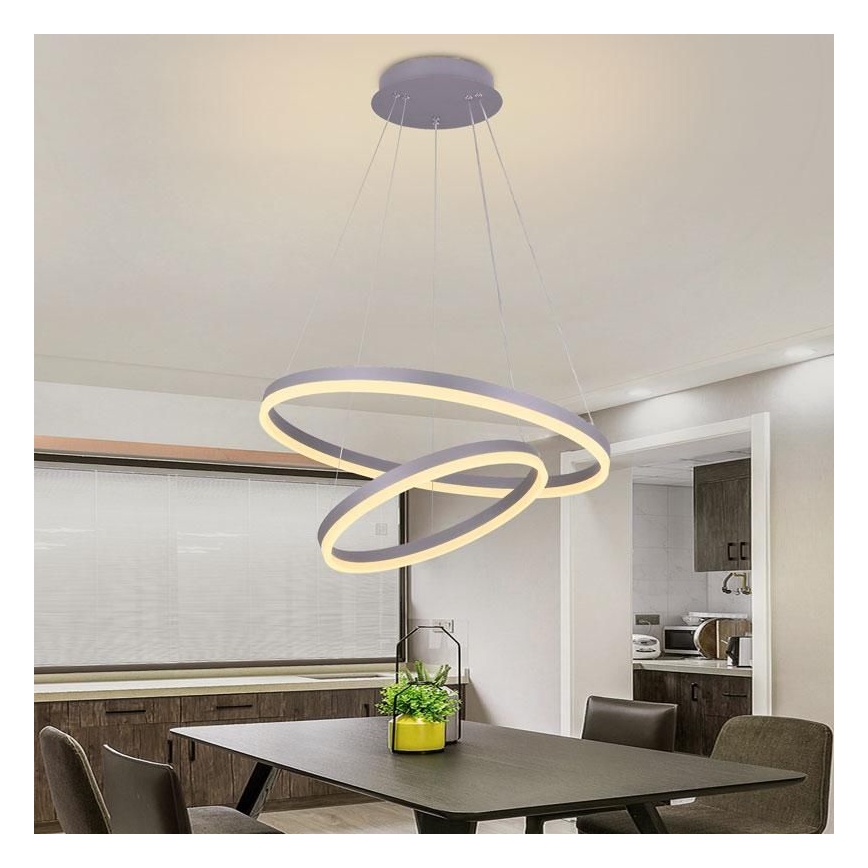 Dimbare LED hanglamp aan een koord LED/70W/230V 3000-6500K + afstandsbediening