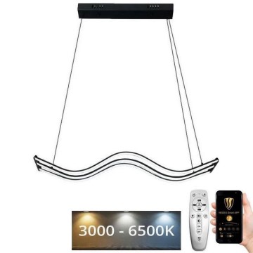 Dimbare LED hanglamp aan een koord LED/70W/230V 3000-6500K + afstandsbediening